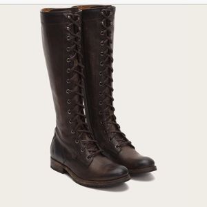 Frye Melissa Tall Lace Up boots size 8.5